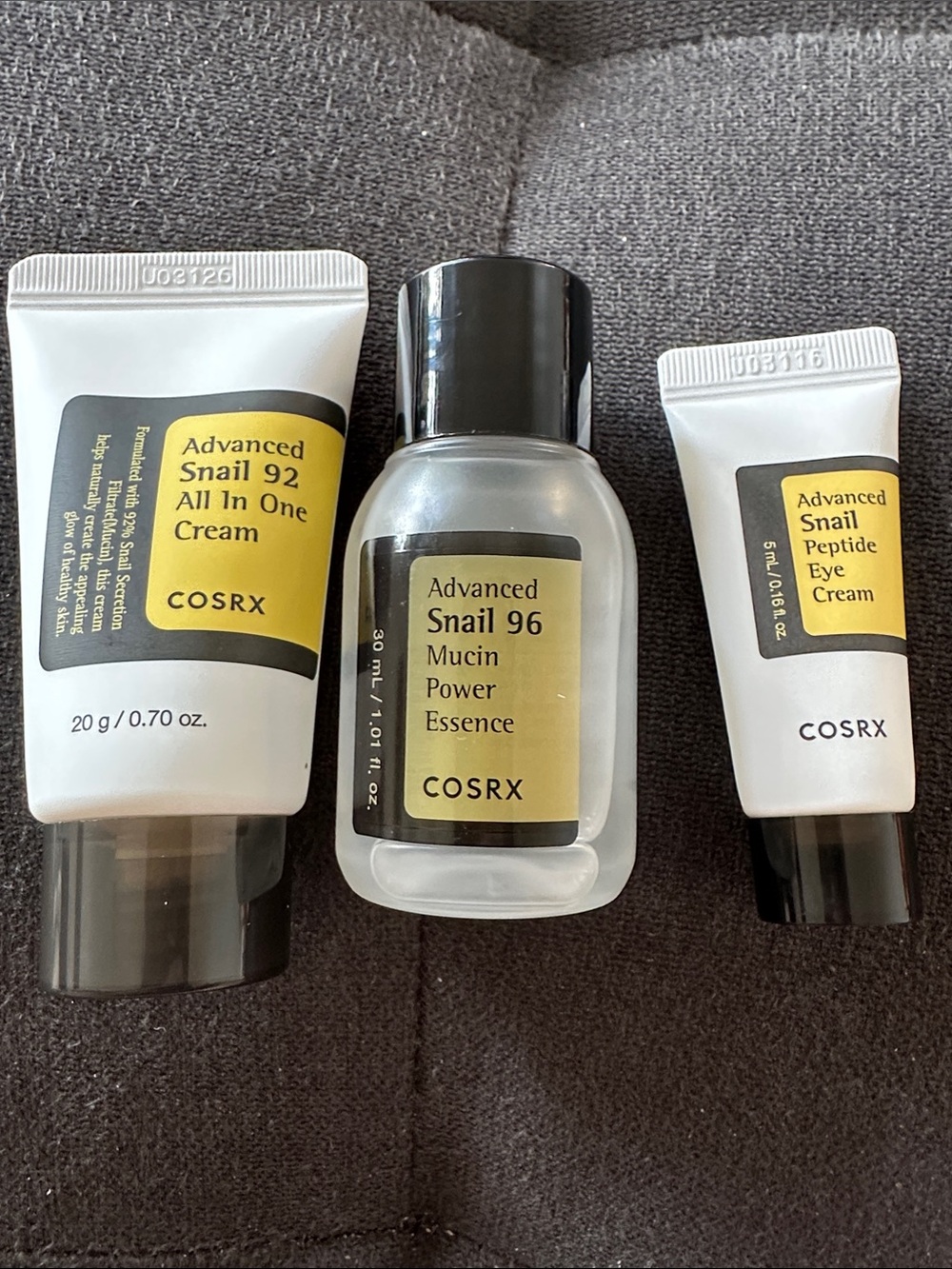 🆕 COSRX Advanced Snail Travel Items - pack of 3